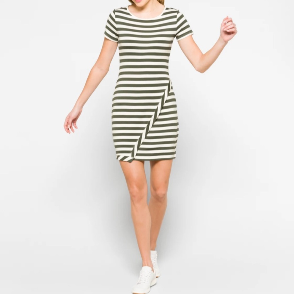Striped knit Dress